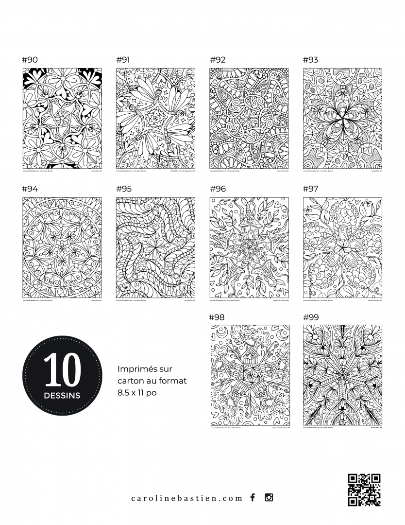 Pochette Mandalas Pleine Page No10
