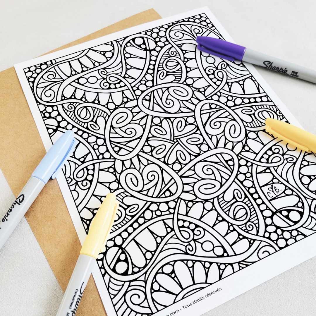 Pochette Mandalas Pleine Page No10