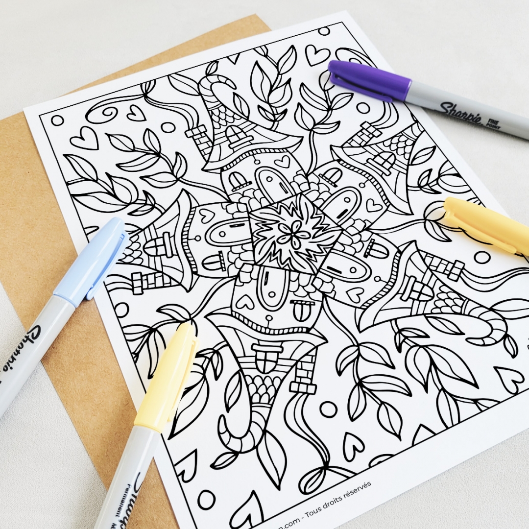Pochette Mandalas Pleine Page No10