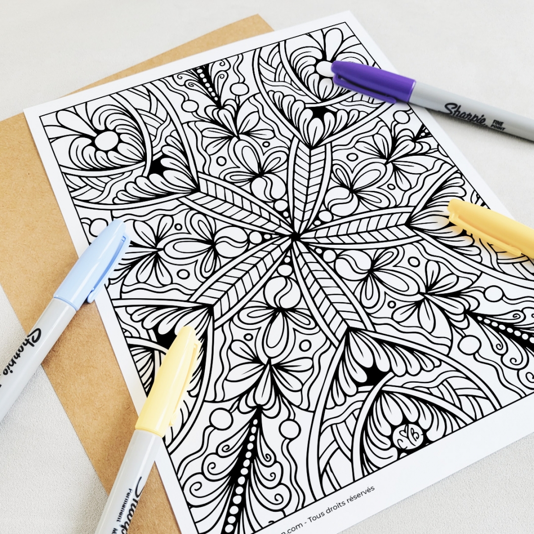 Pochette Mandalas Pleine Page No10