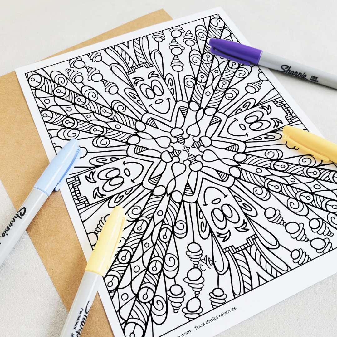 Pochette Mandalas Pleine Page No9