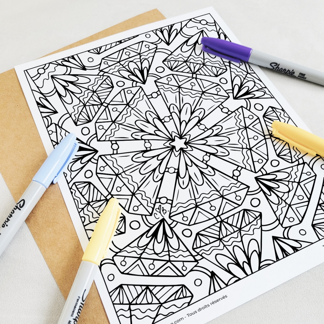 Pochette Mandalas Pleine Page No9