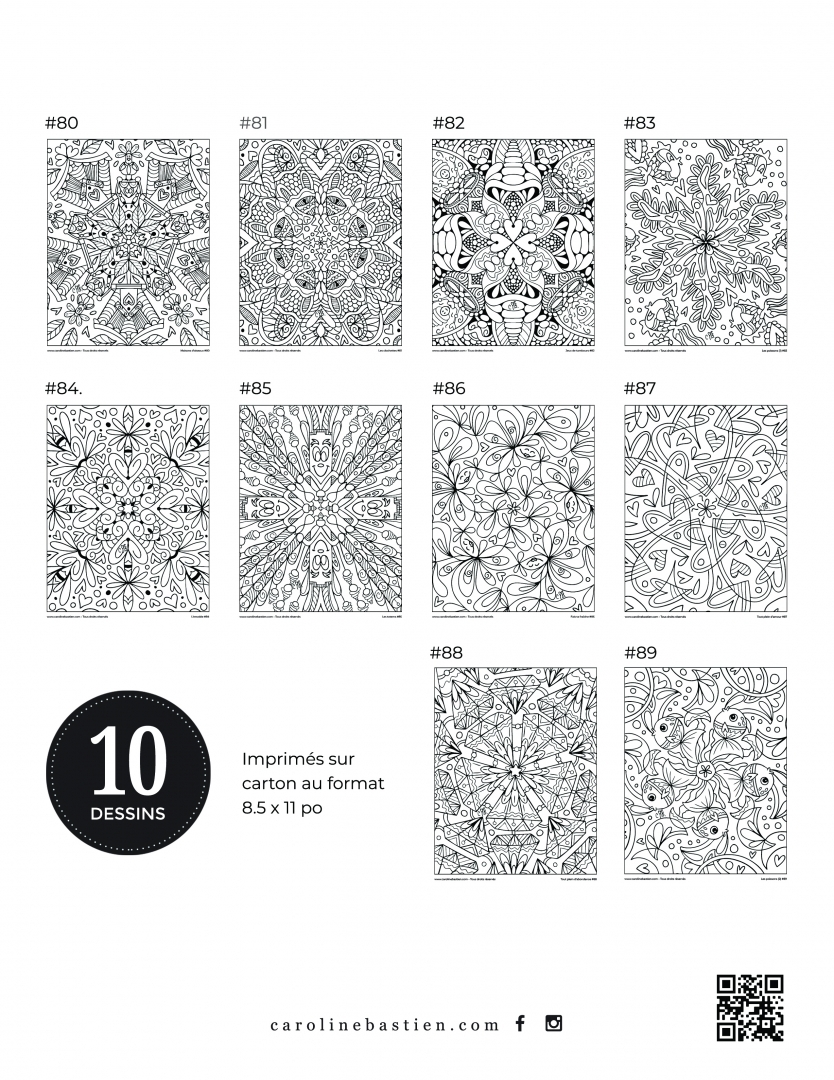 Pochette Mandalas Pleine Page No9