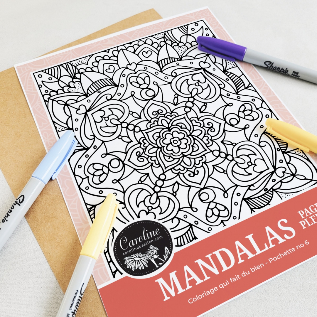 Pochette Mandalas pleine page